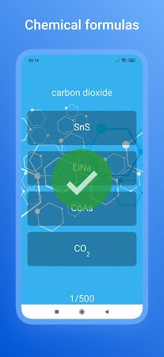 Chemical Formula Quiz - Screenshot 1