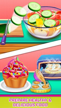 High School Lunchbox Food Chef - Screenshot 2