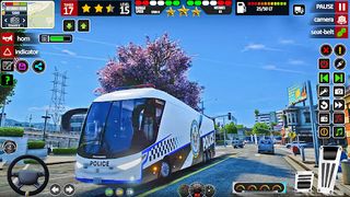 US Police Bus Games 3D - Screenshot 2