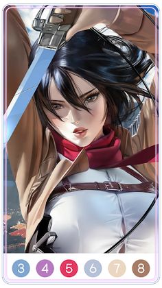 Attack on Titan Coloring Game - Screenshot 1