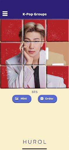 K-Pop Sliding Puzzle - Screenshot 1