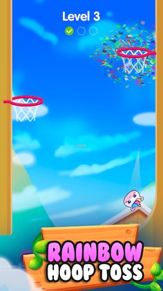 Rainbow Hoop Toss - Screenshot 2