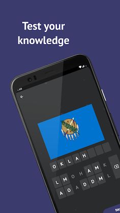 US States Flag and Shape Quiz - Screenshot 1