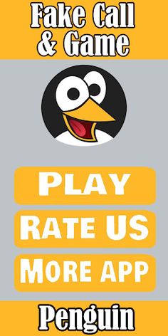 Fake Call Penguin Game - Screenshot 1