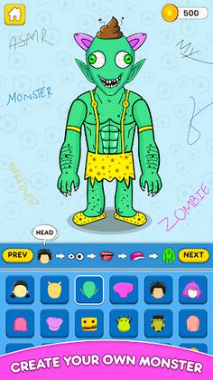 Mix Monster ASMR Makeover Game - Screenshot 2