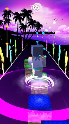 Aphmau Tiles Hop Game - Screenshot 3