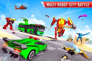 Flying Bus Robot Car Transform - Screenshot 2