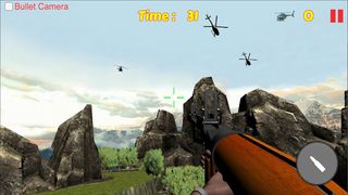 Helicopter Shooting Sniper Gam - Screenshot 1
