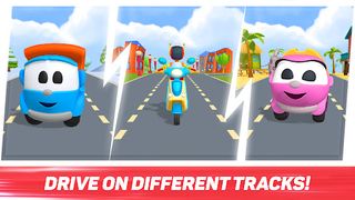 Leo Runner: car games for kids - Screenshot 1
