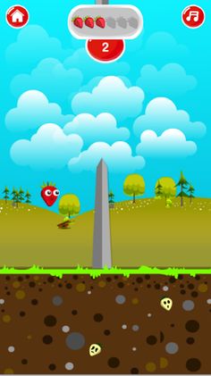 Bouncing strawberry - Screenshot 2