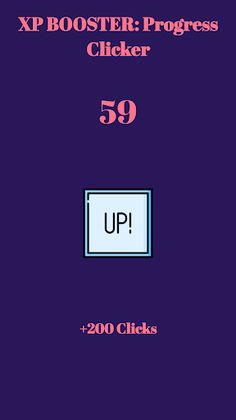 XP BOOSTER: Progress Clicker - Screenshot 1