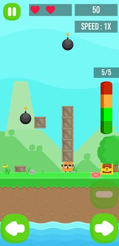 Just Catch Boxes Offline Game - Screenshot 1