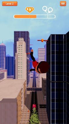 Hero Dummy - Fun Swing Runner - Screenshot 1