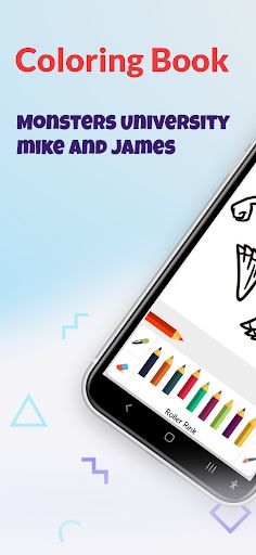 Monsters University Color Game - Screenshot 1