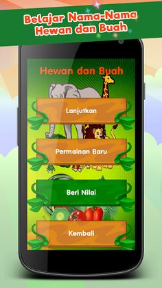 Tebak Nama Hewan dan Buah - Screenshot 2