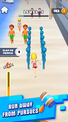 Beach Runner Prank Slap & Run - Screenshot 2