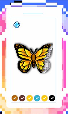 Pixel Art Butterfly Game - Screenshot 4