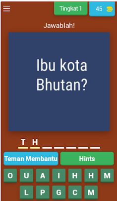 Quizz Tebak Ibu Kota - Screenshot 4