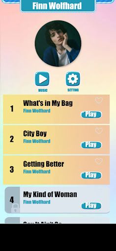 Finn Wolfhard Music Tiles Game - Screenshot 1