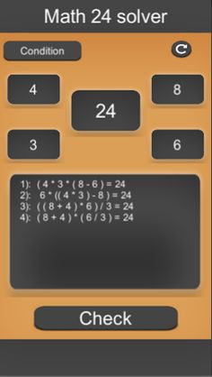 24:Math Game Solver - Screenshot 2