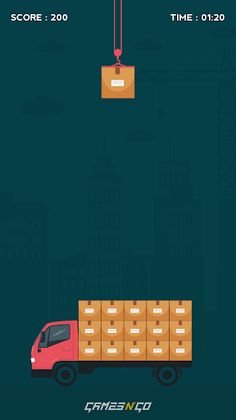 Truck Loader - Box Drop Challe - Screenshot 2