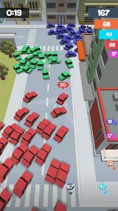 Crowd Drift Cars City io - Screenshot 1