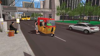 City TukTuk Auto Rickshaw Game - Screenshot 2
