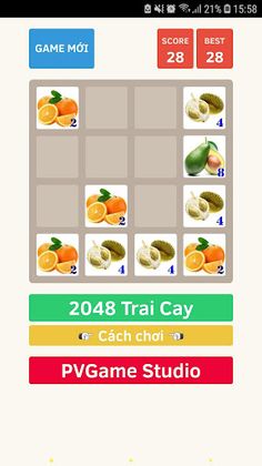 2048 Trái Cây - Screenshot 1
