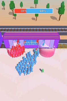 Crowd Train 3ِD - Screenshot 1