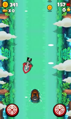 Boat Rush Driving - Screenshot 1