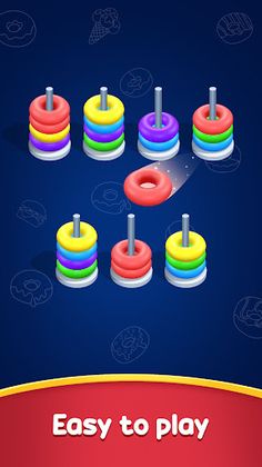 Donut Sort Puzzle: Color Sorti - Screenshot 1