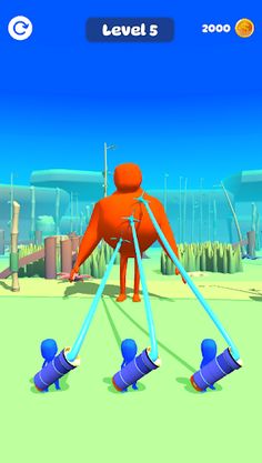 Pull Monster Down 3D - Screenshot 1