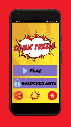 Comic Heroes Puzzle - Screenshot 1