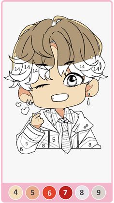 KPOP Chibi Coloring - Screenshot 4
