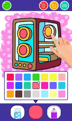 Glitter cute coloring pages - Screenshot 4