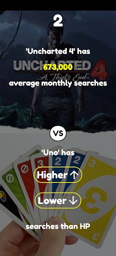 Higher Lower Game - Screenshot 2