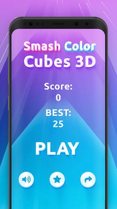 Smash Jelly Cubes 3D puzzle - Screenshot 1