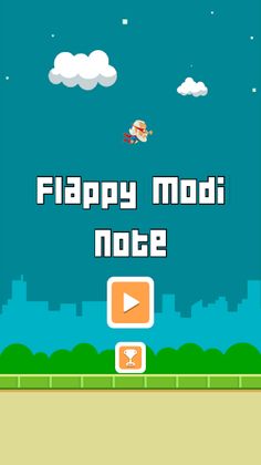Flappy Modi Note - Screenshot 2