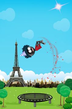 Crazy Stickman Jump and Flip - Screenshot 2