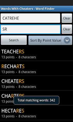Words With Cheaters - Screenshot 4