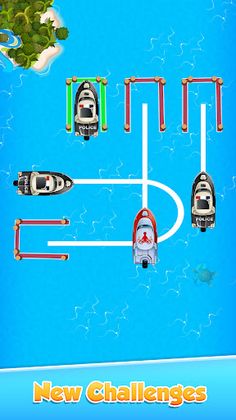 Park The Boat Games Puzzle 3D - Screenshot 3