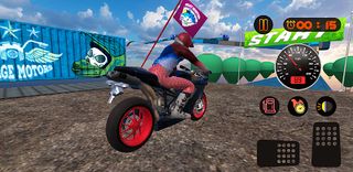 spider bike stunt 3D - Screenshot 1