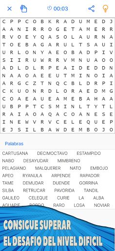 Sopas de letras infinitas - Screenshot 2