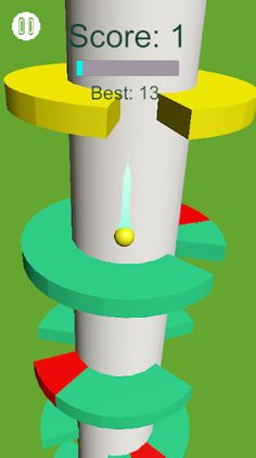 Bouncy Helix Ball - Screenshot 2