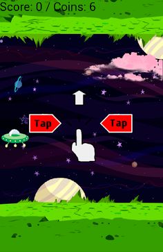 Flappy Space Grace - Screenshot 1
