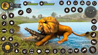 Lion Game 3d Wild Animal Games - Screenshot 1