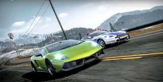 POV Car Highway Driving Police - Screenshot 1