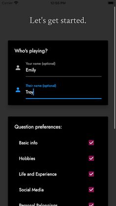 DateQuestions: Icebreaker Game - Screenshot 2
