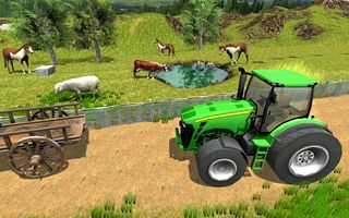 Village Tractor Simulator Game - Screenshot 2