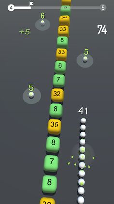 3D Snake Balls vs Block - Screenshot 4